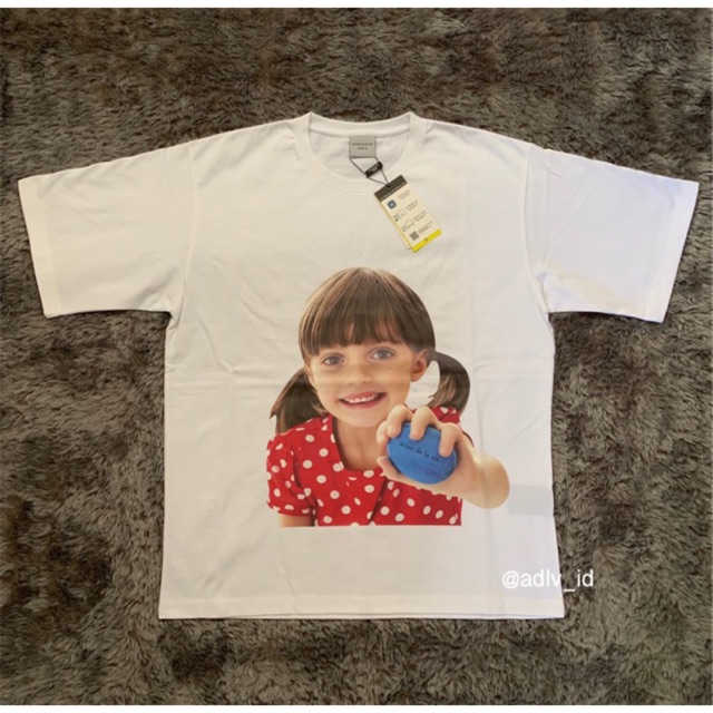 ACME DE LA VIE ADLV BABY FACE SHORT SLEEVE TEES WHITE EGG