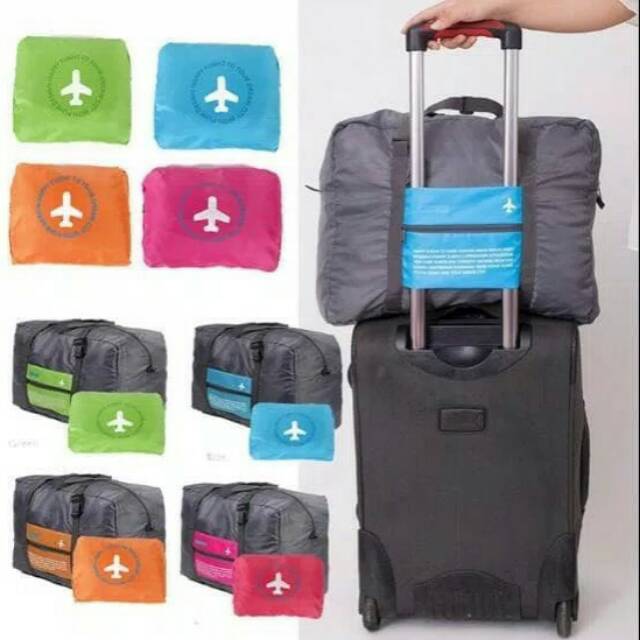 FLIGHT FOLDING FOLDABLE TRAVEL BAG HAND CARRY TAS LIPAT