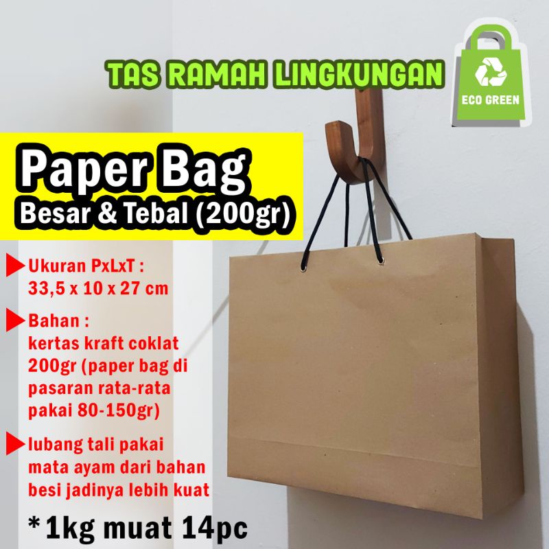 

Paper Bag Tebal Kuat / Tas Kertas / Ramah Lingkungan