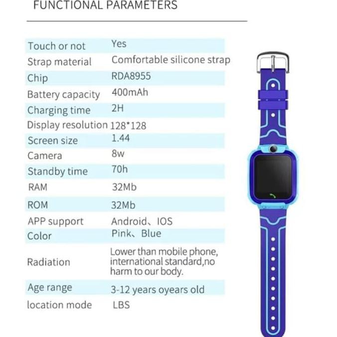Jam Tangan Anak Imo Bisa Telpon Q12 Q5 Y1934