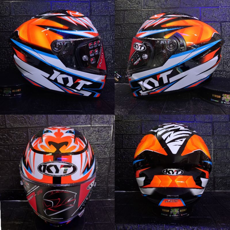 HELM KYT NFR AXEL BASANI DDRING DOUBLE VISOR