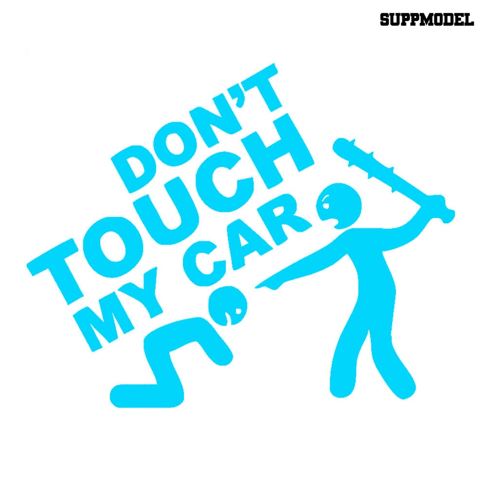 Stiker Tulisan Don Not Touch My Car Untuk Dekorasi Bumper Mobilmotor