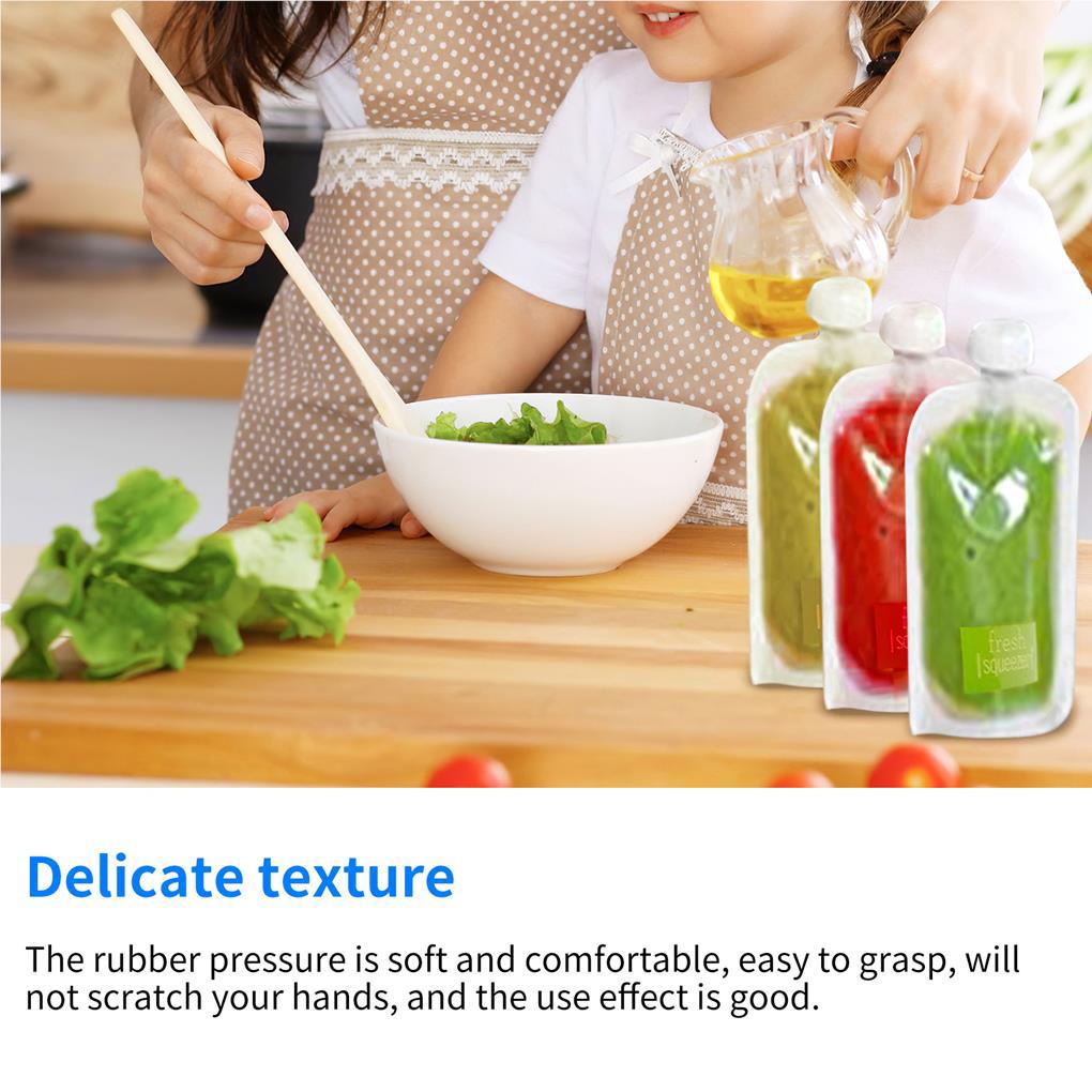 Puree Squeezer Homemade DIY Anak Suplemen Wadah Buah Manual Juicer Handheld Squeezeing Station Dapur Newborn