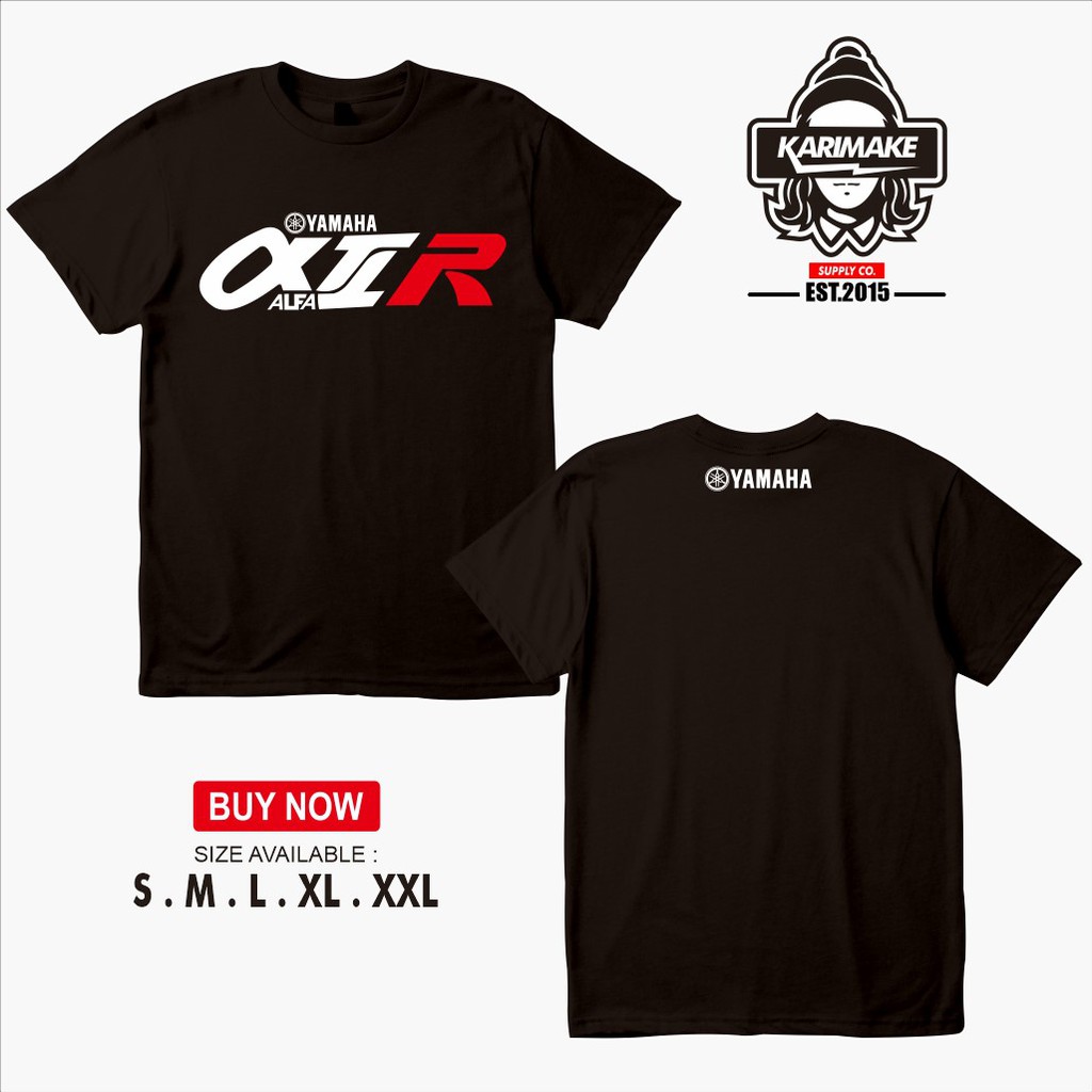 Kaos Baju Motor Yamaha ALFA R Logo Kaos Otomotif