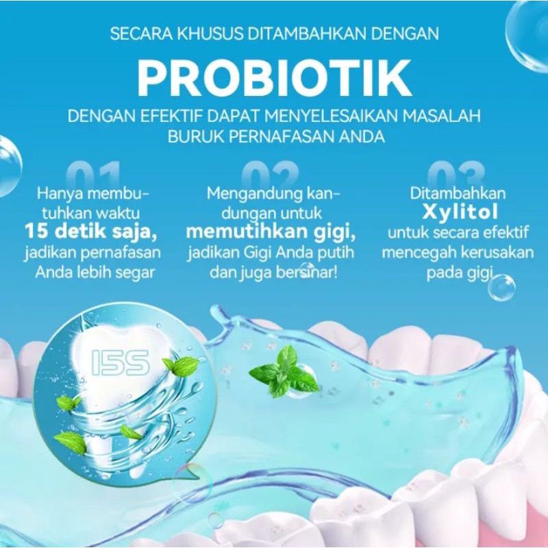 Pemutih Gigi Dan Penghilang Karang Gigi Metoo Mouthwash Original Ampuh Memutihkan Gigi Secara Perman