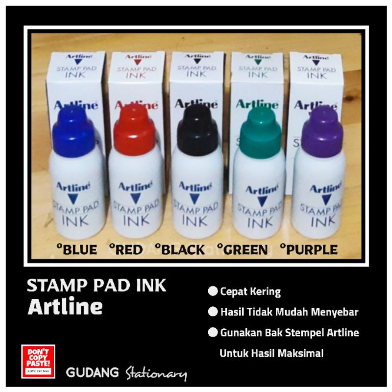 Tinta Stempel Stamp Pad Ink ARTLINE 50 ml