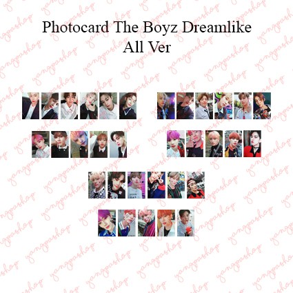 [READY / SET] THE BOYZ DREAMLIKE TBZZ PHOTOCARD FAN MADE UNOFFICIAL DREAM LIGHT YANGPASHOP JOOYEON H