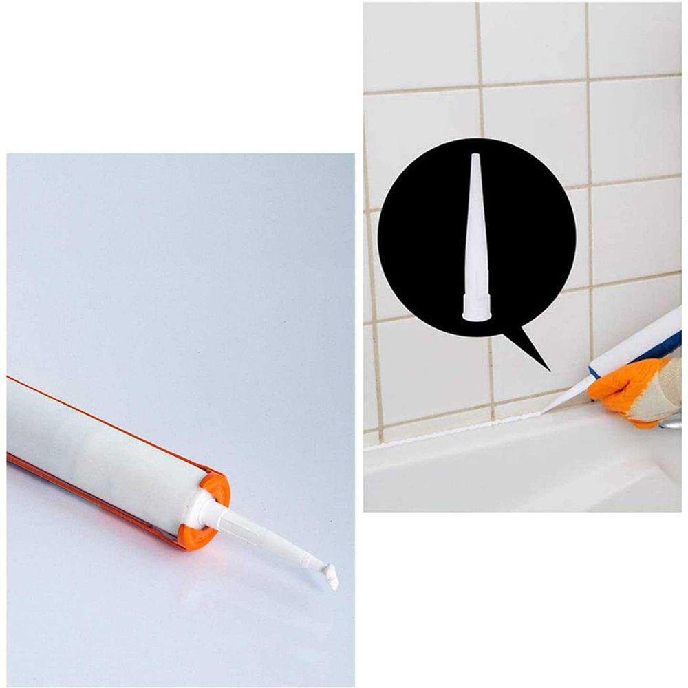 Solighter Caulk Nozel Alat Perbaikan Jendela Kamar Mandi Rumah Caulking Tips Mulut Caulking Aplikator