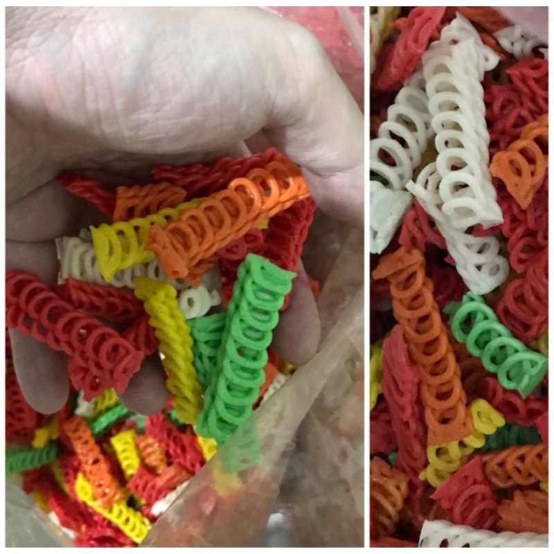 

kerupuk mentah warna warni / krepuk seblak (1kg)