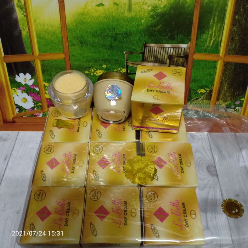 CREAM LABELLA GOLD SIANG ORIGINAL ASLI