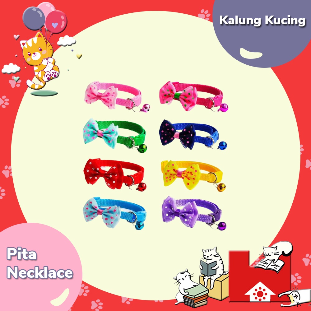 KALUNG PITA kucing dan anjing motif/polos