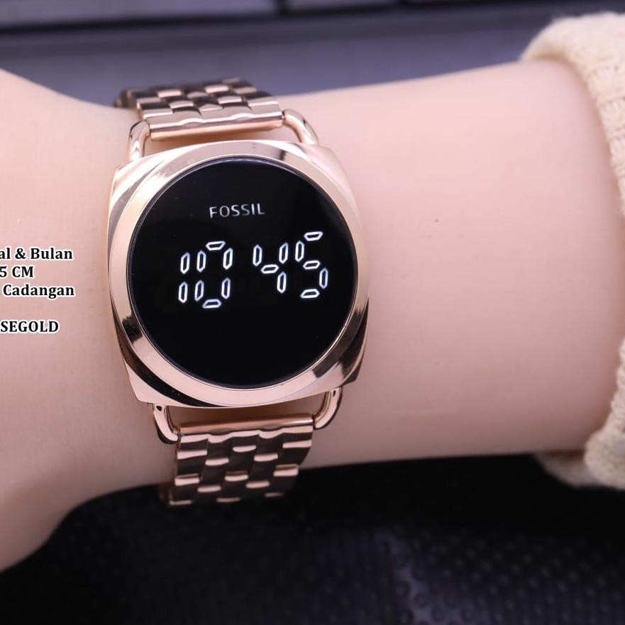*Stok Banyak [BISA COD] JAM TANGAN WANITA FASHION FOSIL7896 DIGITAL BODY BULAT LAYAR SENTUH ...