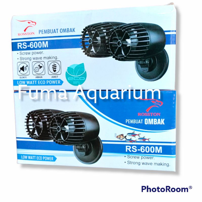 ROSSTON WAVE MAKER RS-600M Mesin Pembuat Ombak Arus Gelombang 2 Kipas