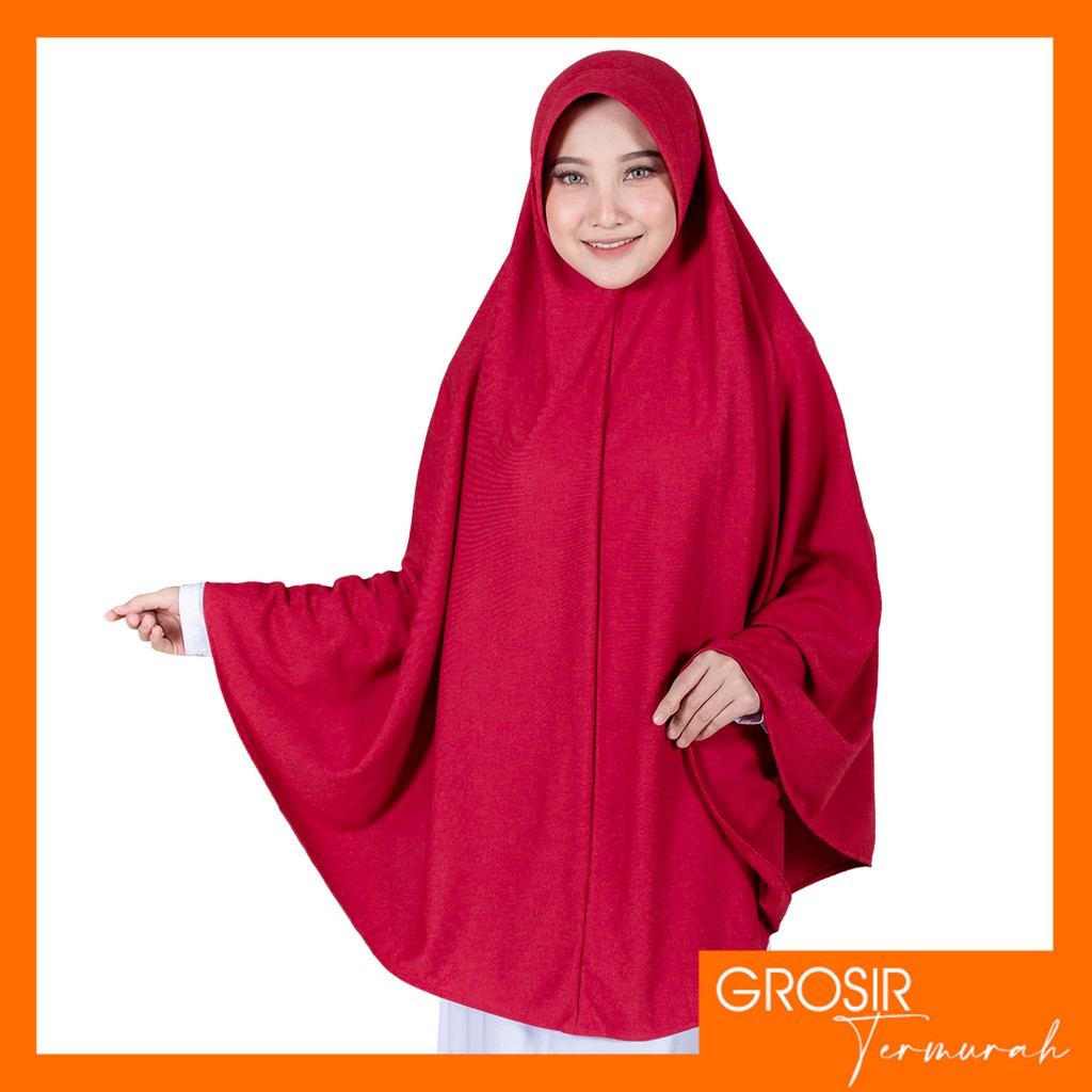 Terlaris..Jilbab Instan ASHA Super Jumbo | Hijab Instan Kaos Bergo Kerudung Bergo