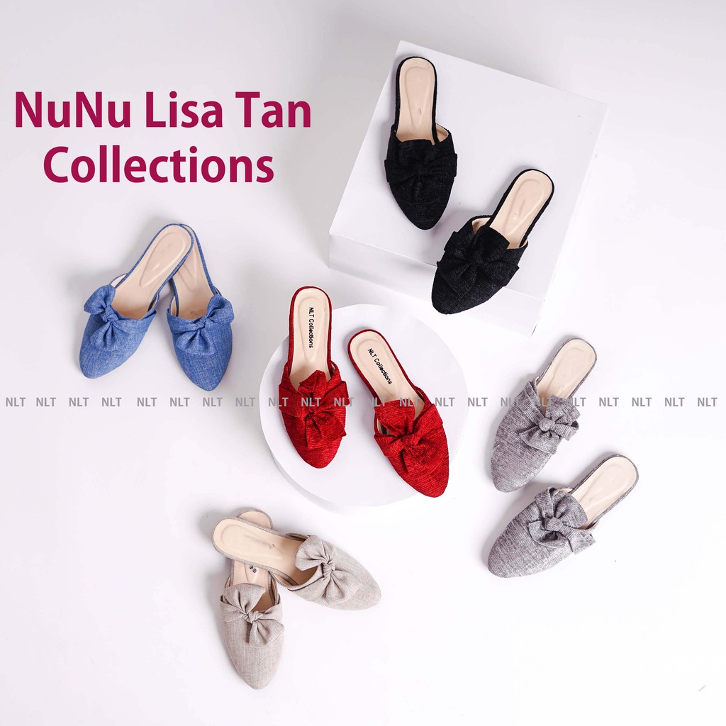 NunuLisaTan - TERMURAH Sandal Teplek Flat Shoes Baru Model PITA FLAT