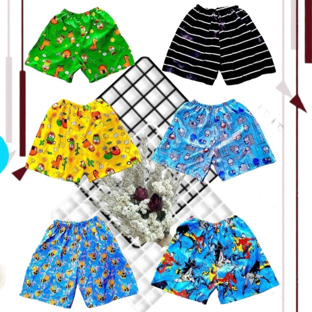 Promo 7 pcs 100 ribu//celana boxer laki laki//Celana pendek karakter dewasa random // celana harian motif karakter cewek-cowok terlaris/ celana dewasa/ celpen/ celana pendek/ celana karakter/ celana kolor dewasa karakter size [L,XL]