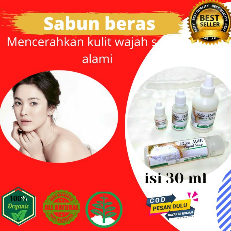 

Sabun beras susu Cair Original Rewiu isi 30 mlSABUN beras susu CAIR / SABUN DHOLPHIN WHITENING