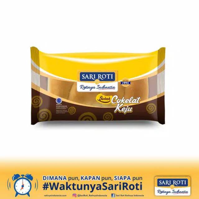 

Sari roti sobek coklat keju