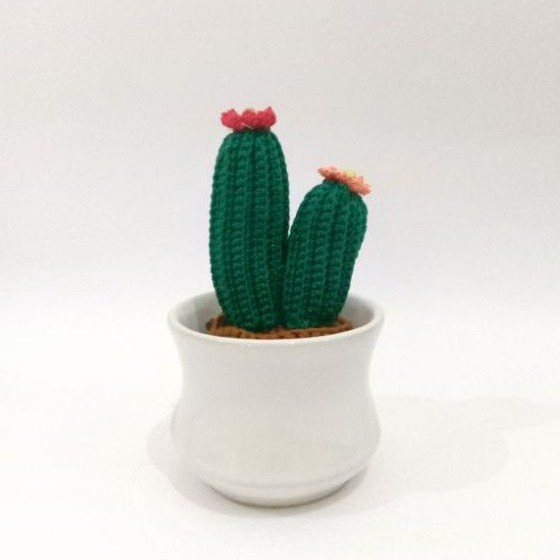 Pot Bunga Keramik / Pot Tanaman Mini Kaktus Sukulen