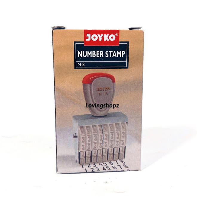 

Stempel Angka/Nomor 8 Digit Kenko, 8 Band Numberer