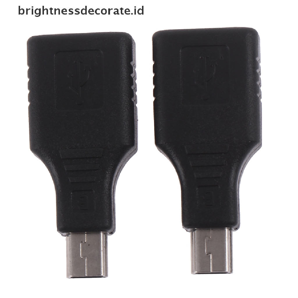 Adapter Konverter Konektor otg usb 2.0 female Ke mini usb male plug