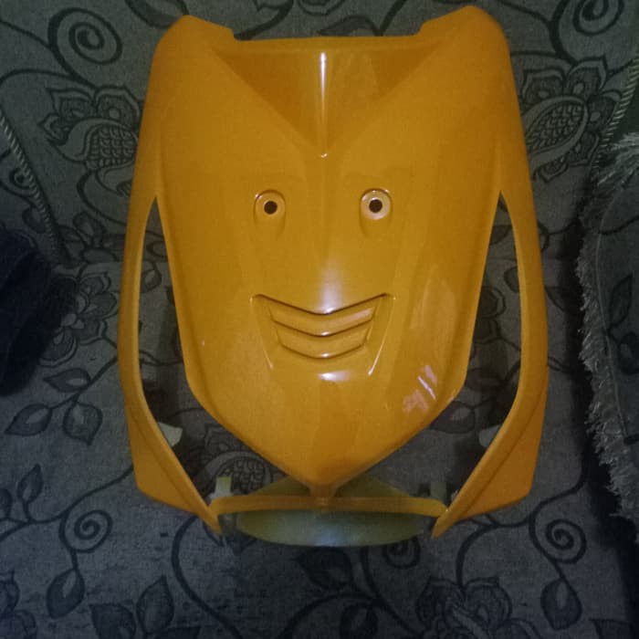 Tameng depan beat karbu orange / body depan beat karbu orange