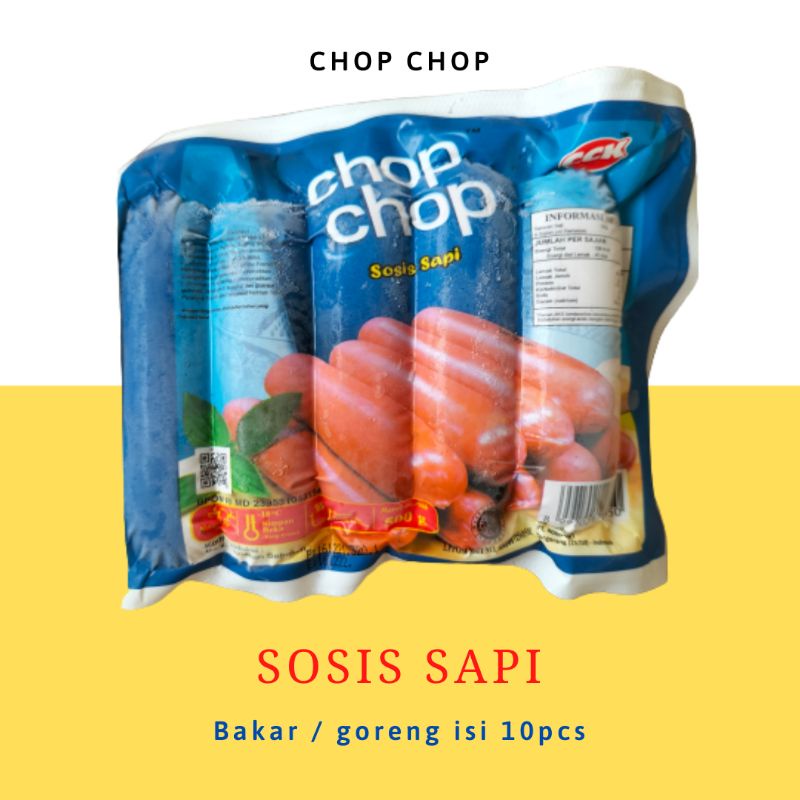 SOSIS CHOPCHOP SOSIS BAKAR SAPI JUMBO ISI 10PCS