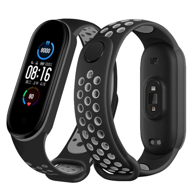 Strap Sports Xiaomi Mi Band 6/5/4/3 Smartband - Tali Jam Tangan Sporty Xiaomi Mi Band 6 5 4 3