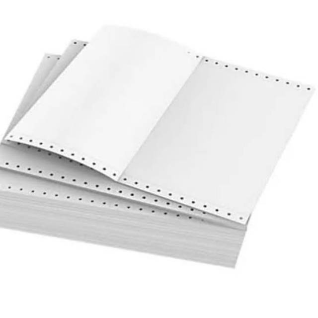 Kertas bon faktur Continuous Form  9 1/2&quot; x 11&quot; ply 1 Computer Forms