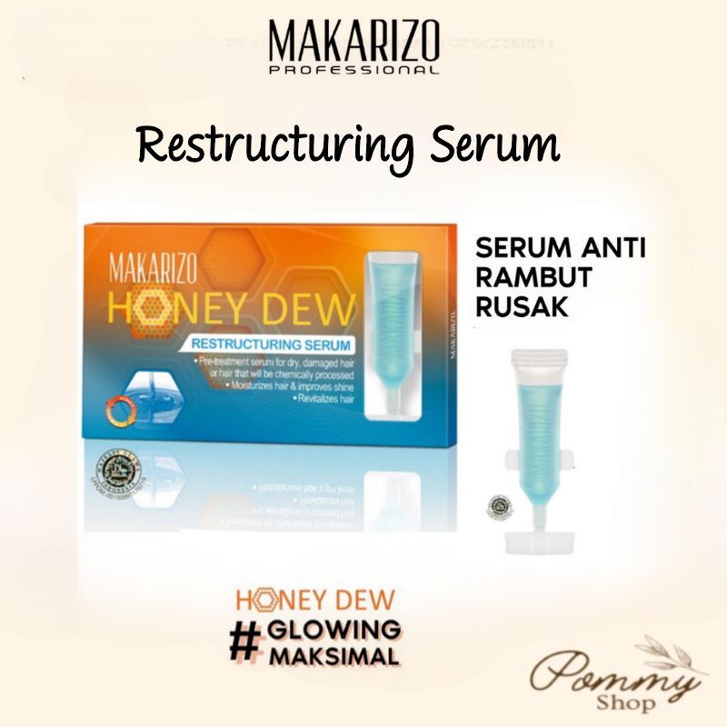 Makarizo Professional Honey Dew Restucturing Serum &amp; Nutriv Serum 5ml