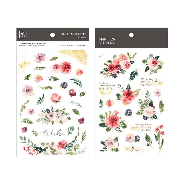 

MU Lifestyle Print-On Sticker 109 - Wonder Garden