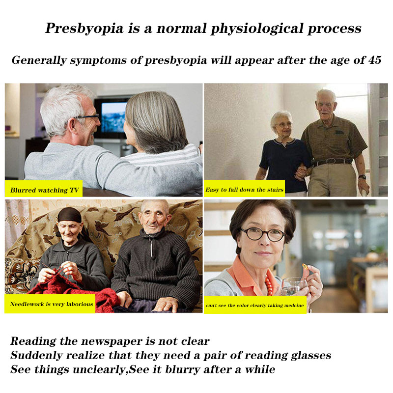 Hot Selling Reading Glasses Anti Radaition Glasses Presbyopia Hyperopia Rimless