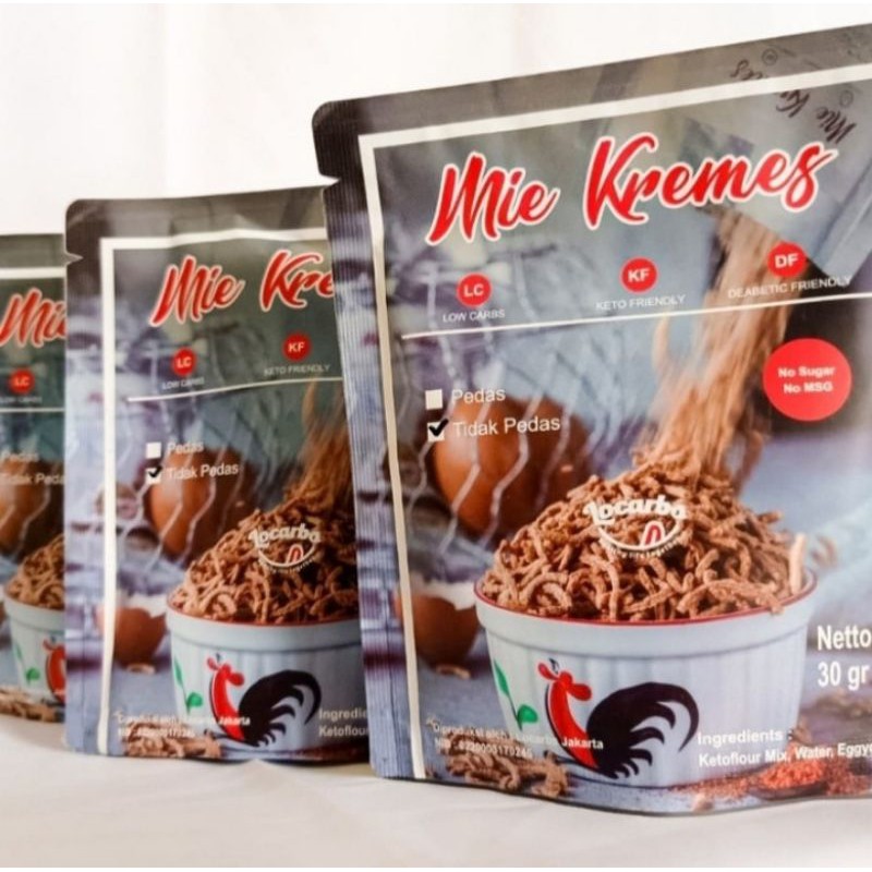 

Mie Kremes Keto Jajanan Sehat Berkualitas