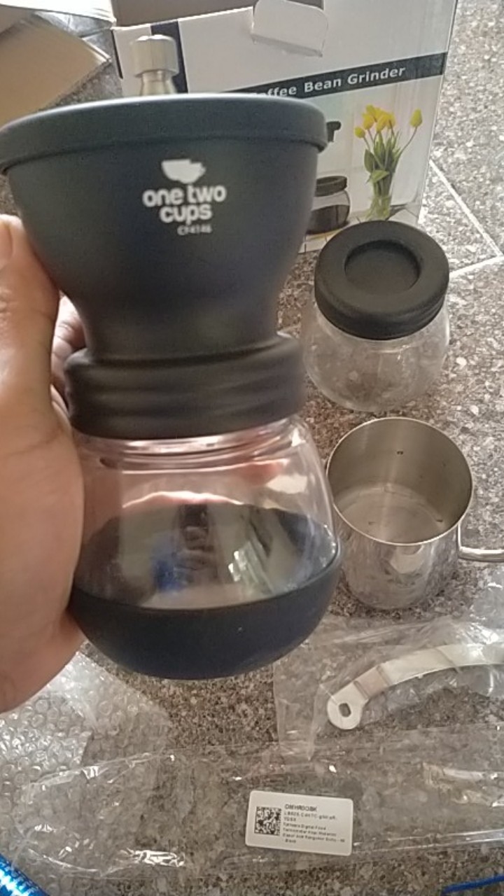 Homadise Alat Penggiling Kopi Manual Coffee Grinder - Cf4146 - Black