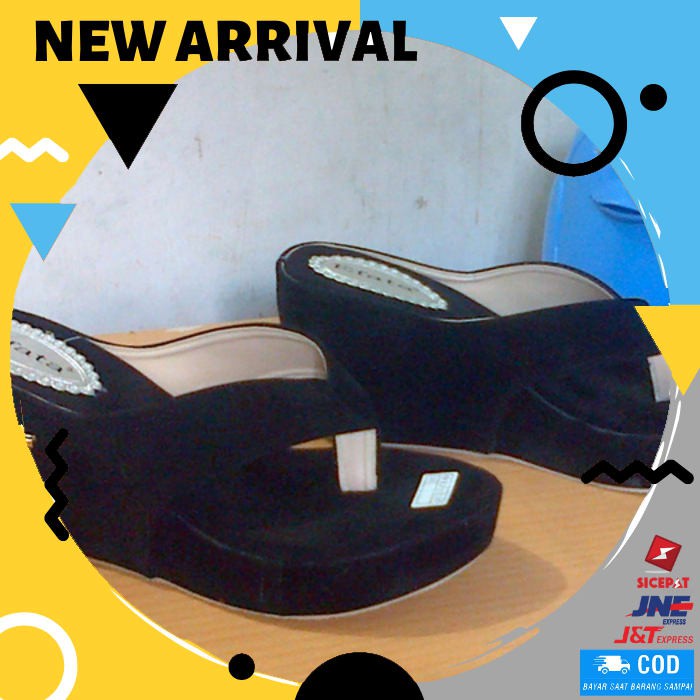 SEPATU WANITA MURAH SEPATU CEWEK MURAH SEPATU wedges LV CS473