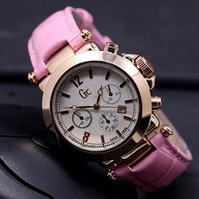 Jam Tangan Wanita Gc Tali Kulit ( Aigner,Guess,Bonia,Seiko,Rolex )