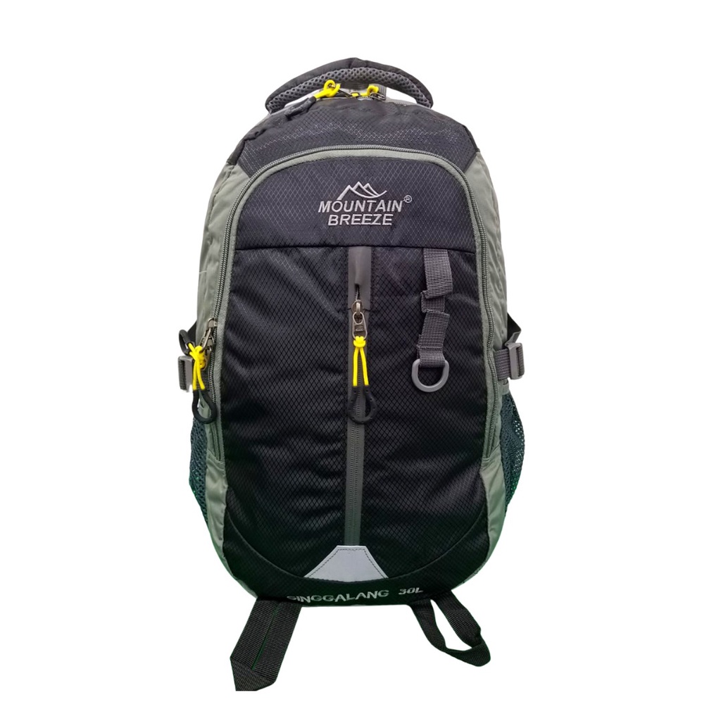 Tas Ransel Laptop HIGHLAND MOUNTAIN BREEZE SINGGALANG FREE Rain Cover 32L 990003 Tas Ransel Laptop Original Tas Pria