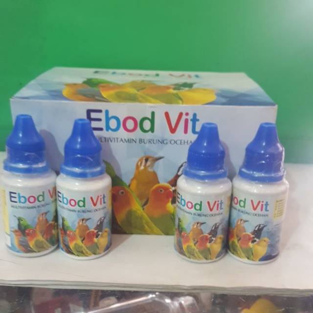 Gacor Ebod Vit 1 Botol Vitamin Harian Burung Kicau Murai Kacer Cucak Ijo Kenari Lovebird Ready