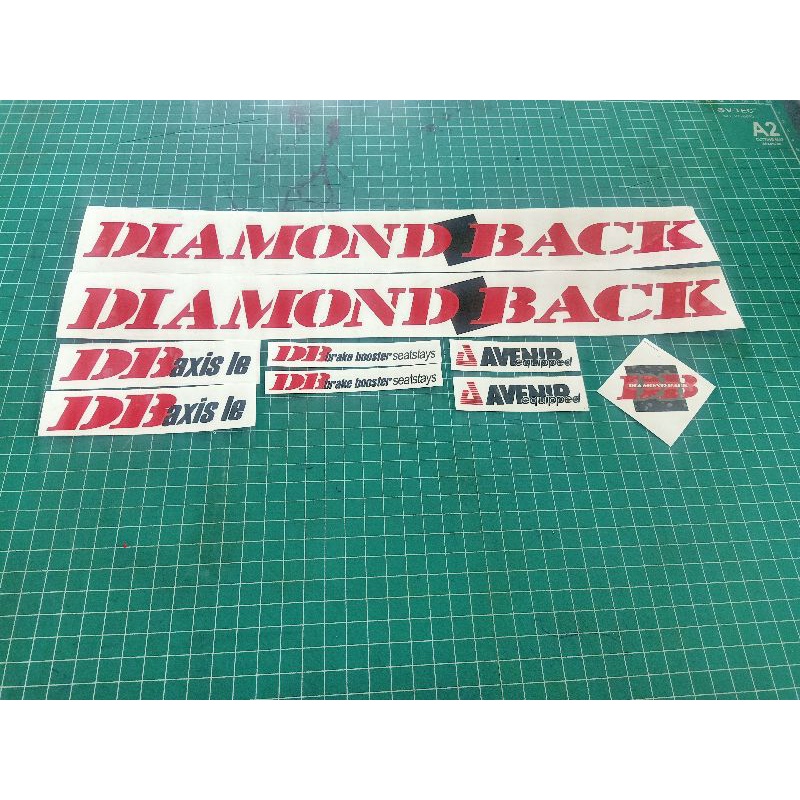 stiker sepeda diamondback mtb
