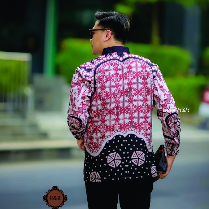 Baju Batik Pria Lengan Panjang Kemeja Batik Pria Batik Premium Kemeja Cowok Batik modern Baju Pria