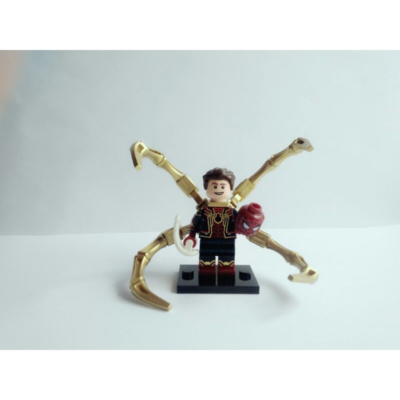 Lego Spiderman Iron Spider Avengers Endgame Minifigure Bricks