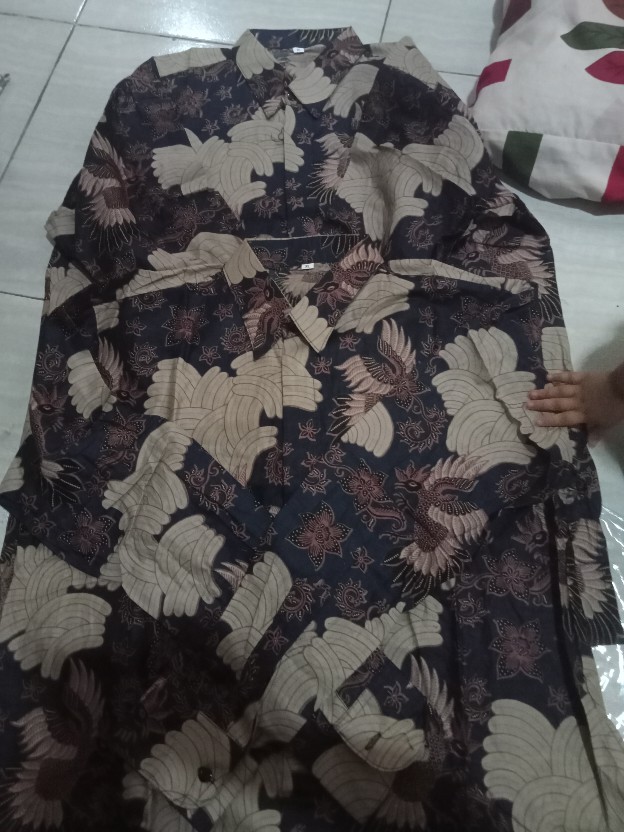 Baju Batik Couple Gamis Muslim Gaun Pakaian Wanita Kebaya Perempuan Fashion Cewek Cewe Pekalongan A9