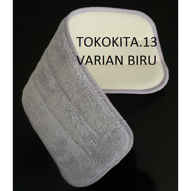 OSHIYAMA Refil kain Pel Biru  Refil Microfiber Ukuran Standart