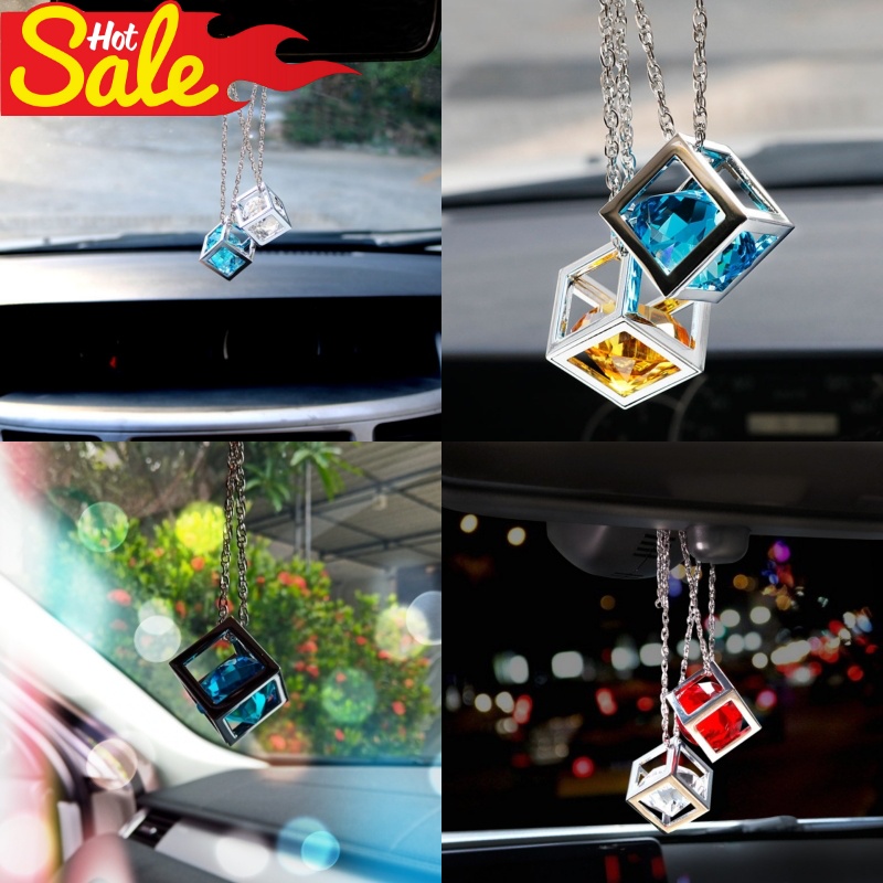 Gantungan Spion DIAMOND SQUARE bahan Chrome 100%