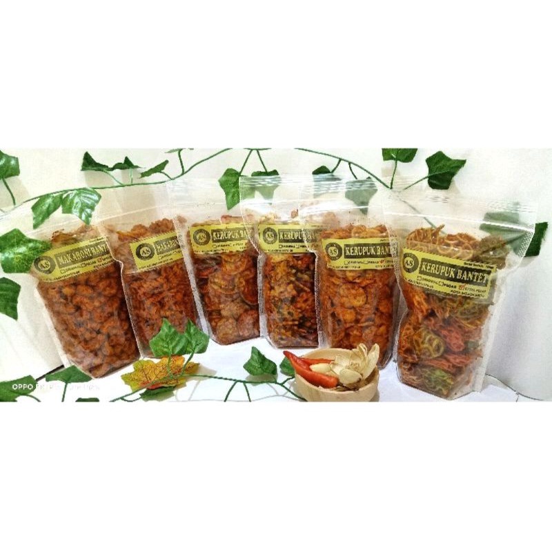 

KERUPUK BANTET KEMASAN POUCH 150GRAM