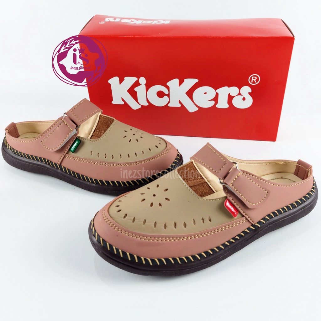 Sandal Wanita Slip On Kickers Terbaru SL09 Murah Harga Grosir