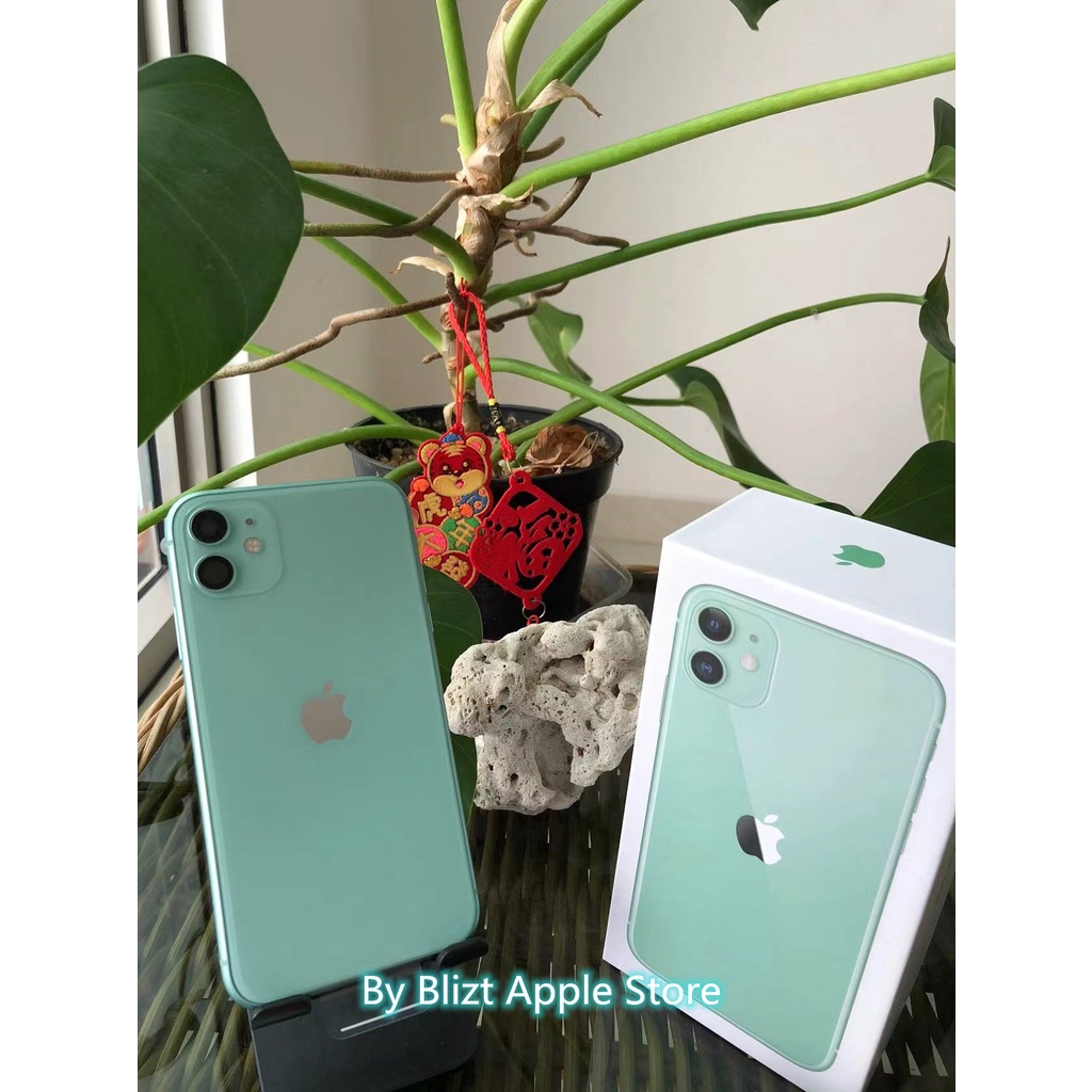 Apple iPhone 11 128GB Silent Fullset original Second Mulus100% Like New 3utools All Green (Garansi 1 Bulan)