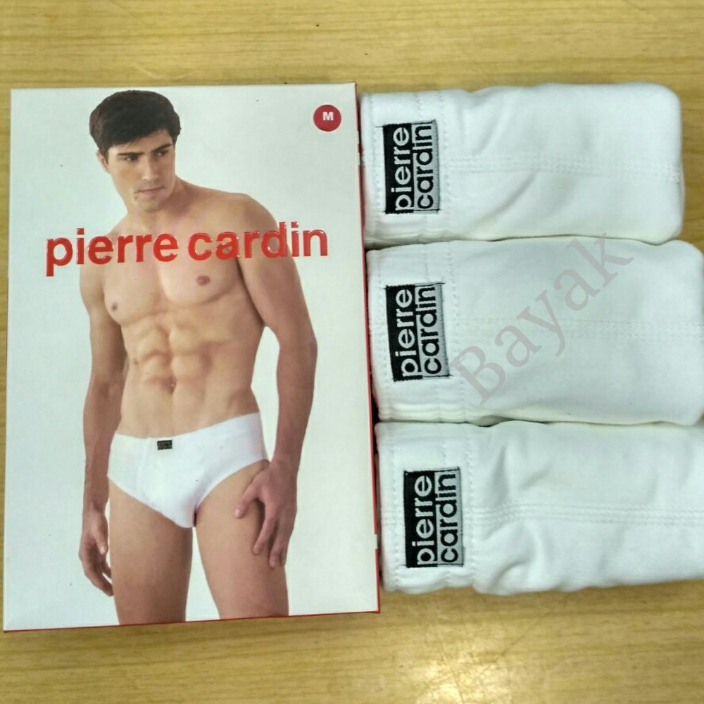 MURAH Celana dalam Pierre Cardin 2272-Celana dalam pria Pierre Cardin isi 3 warna Putih