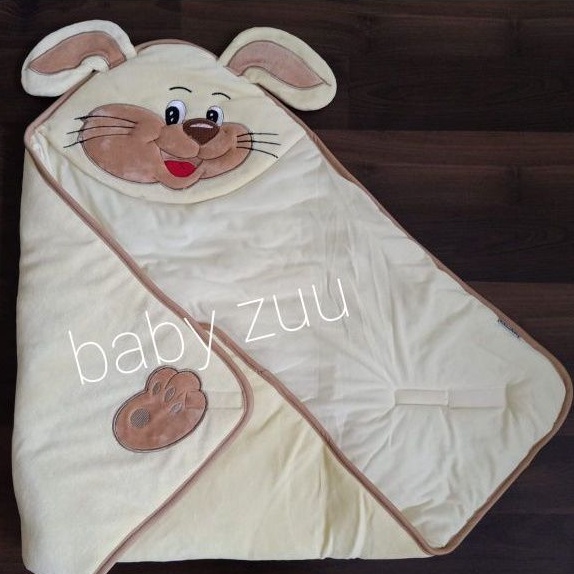 Hokina Baby Selimut topi bayi bordir