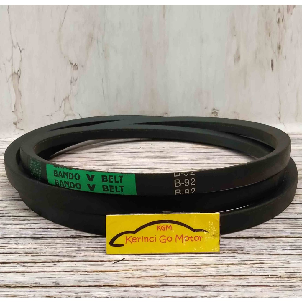 BANDO VAN BELT B-92 V BELT TALI KIPAS B92 FAN BELT VANBELT POLOS B-92